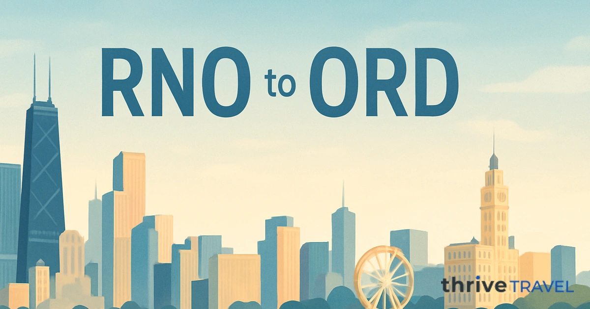 Reno to Chicago