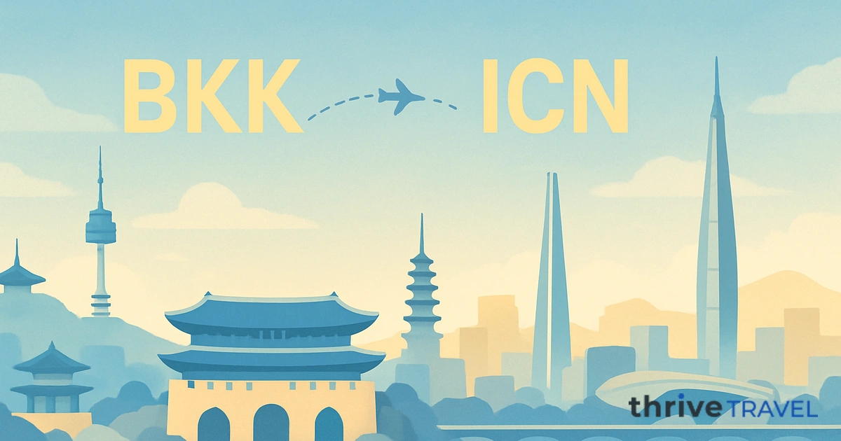 Bangkok to Seoul