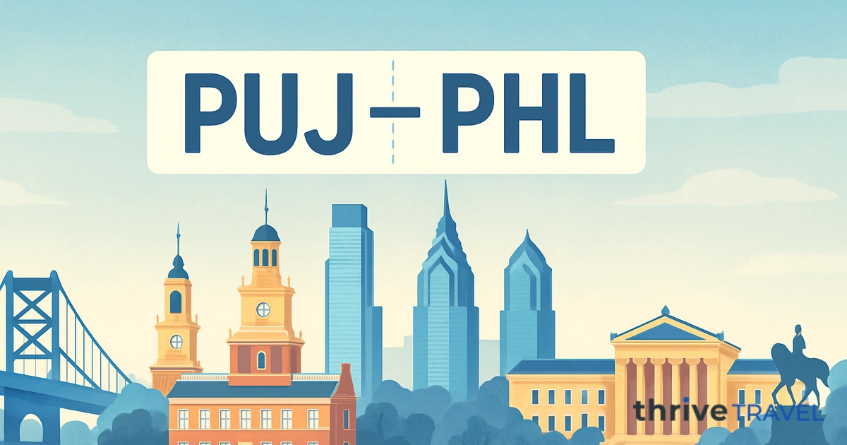 Punta Cana to Philadelphia
