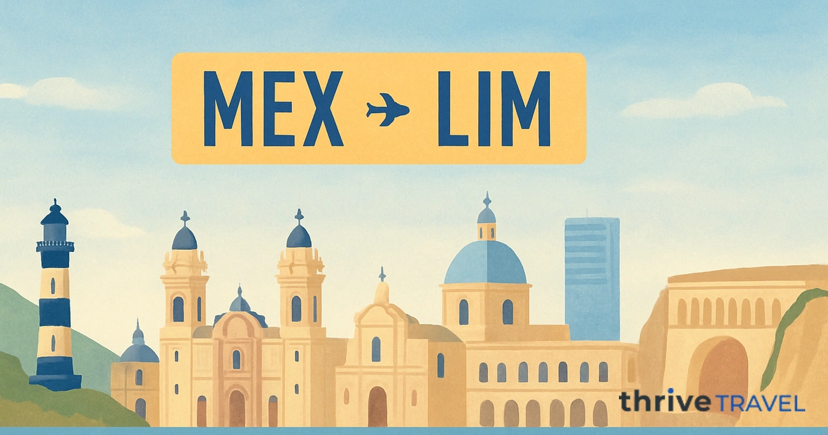 Mexico City to Lima