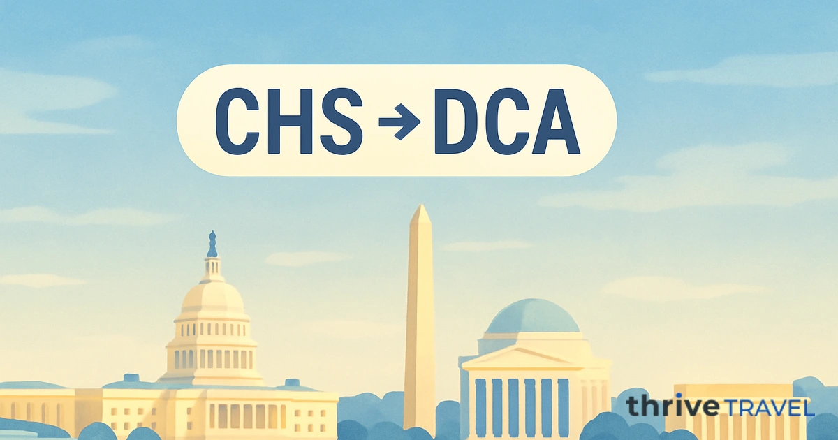 Charleston to Washington D.C.