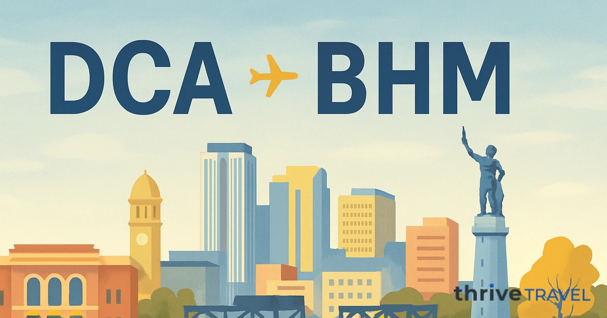 Washington to Birmingham