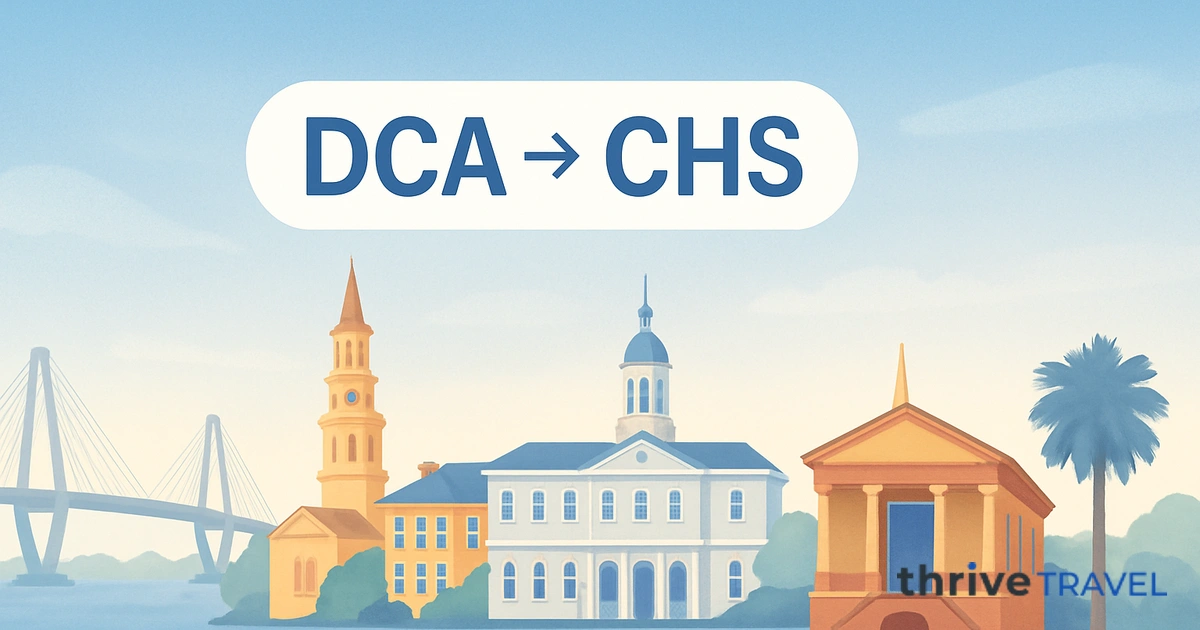 Washington to Charleston