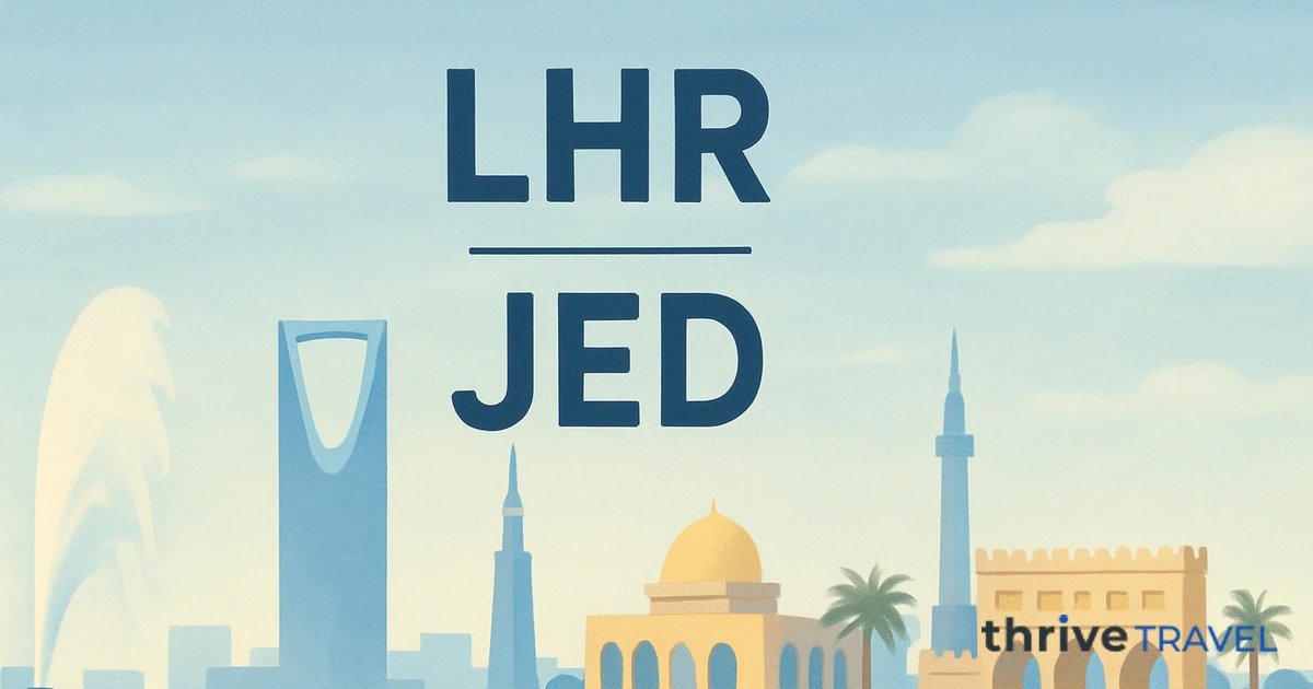 London to Jeddah