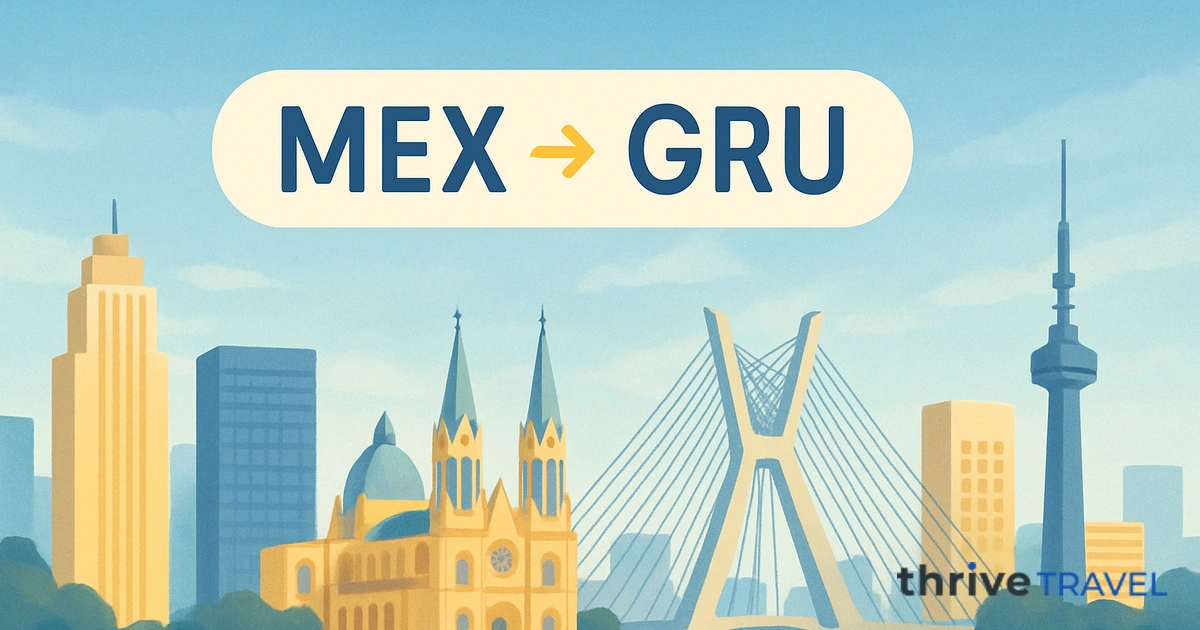 Mexico City to São Paulo