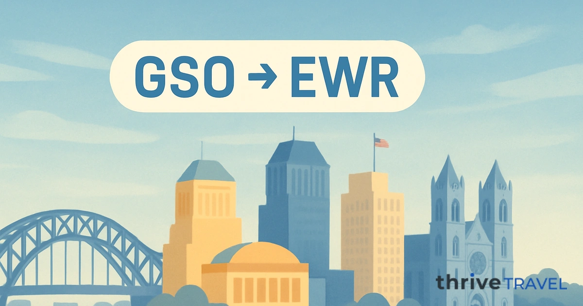 Greensboro to Newark