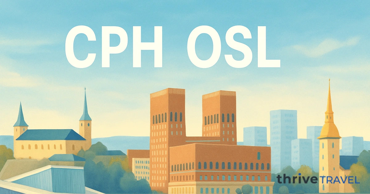 Copenhagen to Oslo