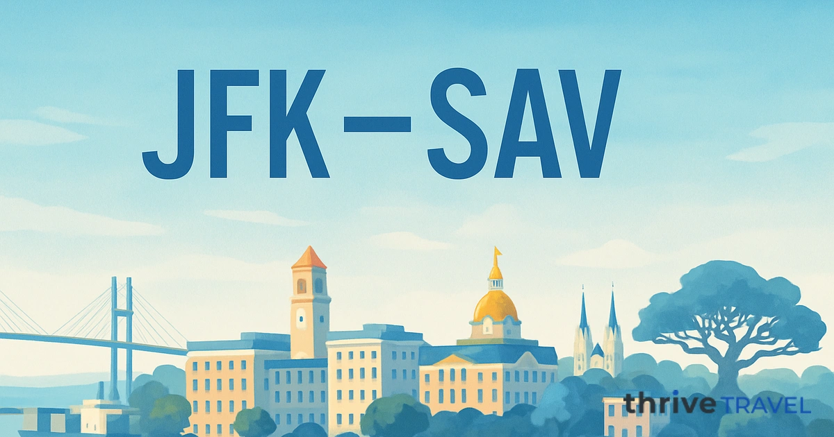 New York to Savannah