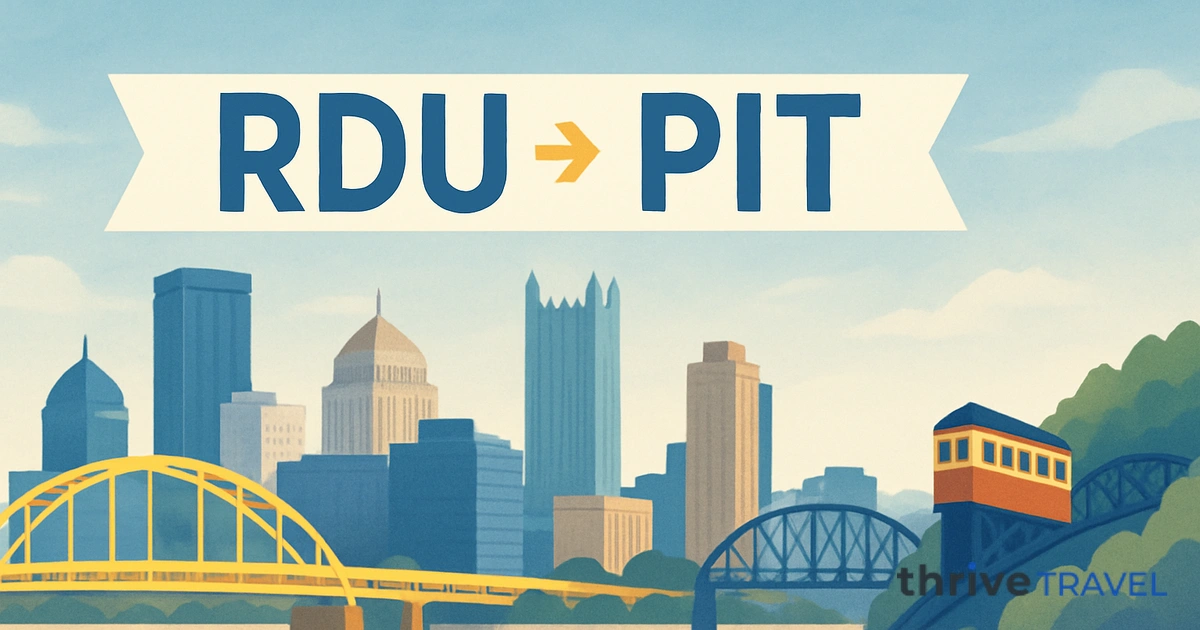 Raleigh to Pittsburgh