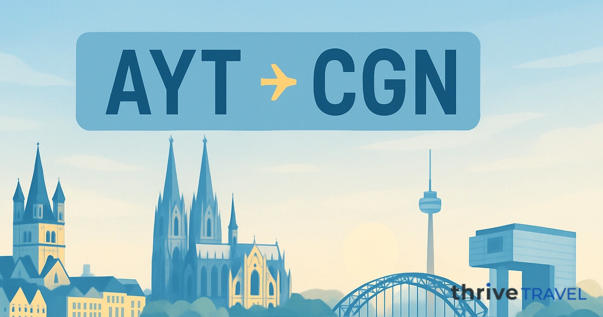 Antalya to Cologne
