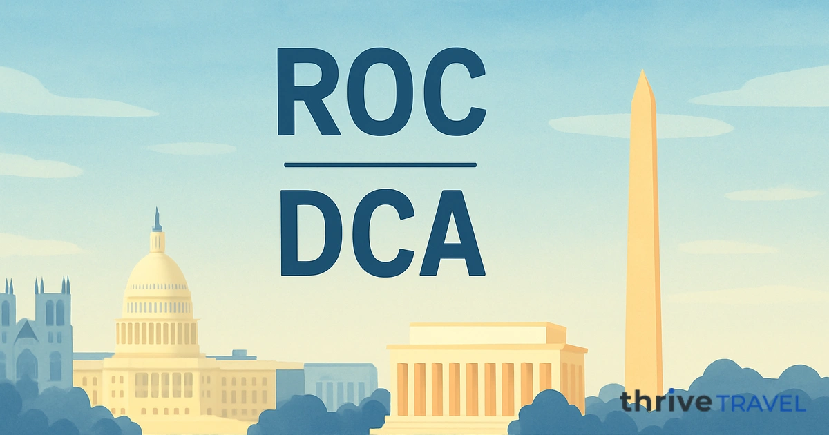 Rochester to Washington D.C.