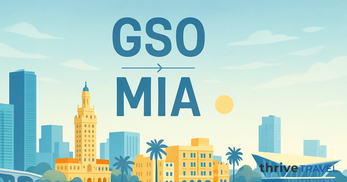 Greensboro to Miami