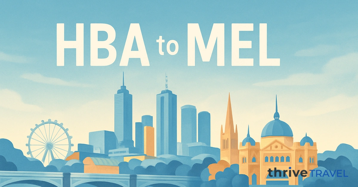 Hobart to Melbourne