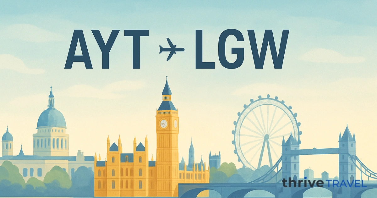 Antalya to London