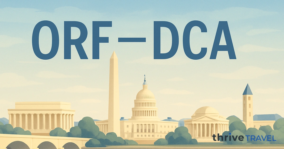 Norfolk to Washington
