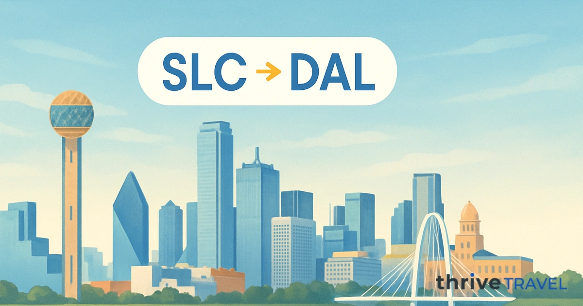 Salt Lake City to Dallas