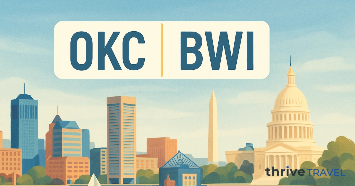 Oklahoma City to Baltimore