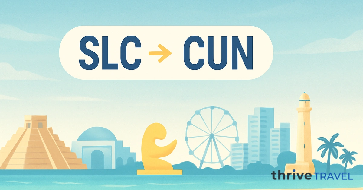 Salt Lake City to Cancun