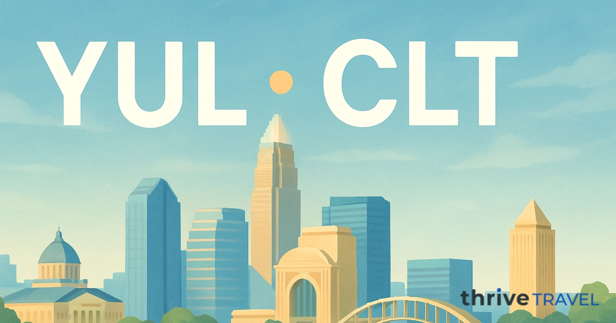 Montreal to Charlotte