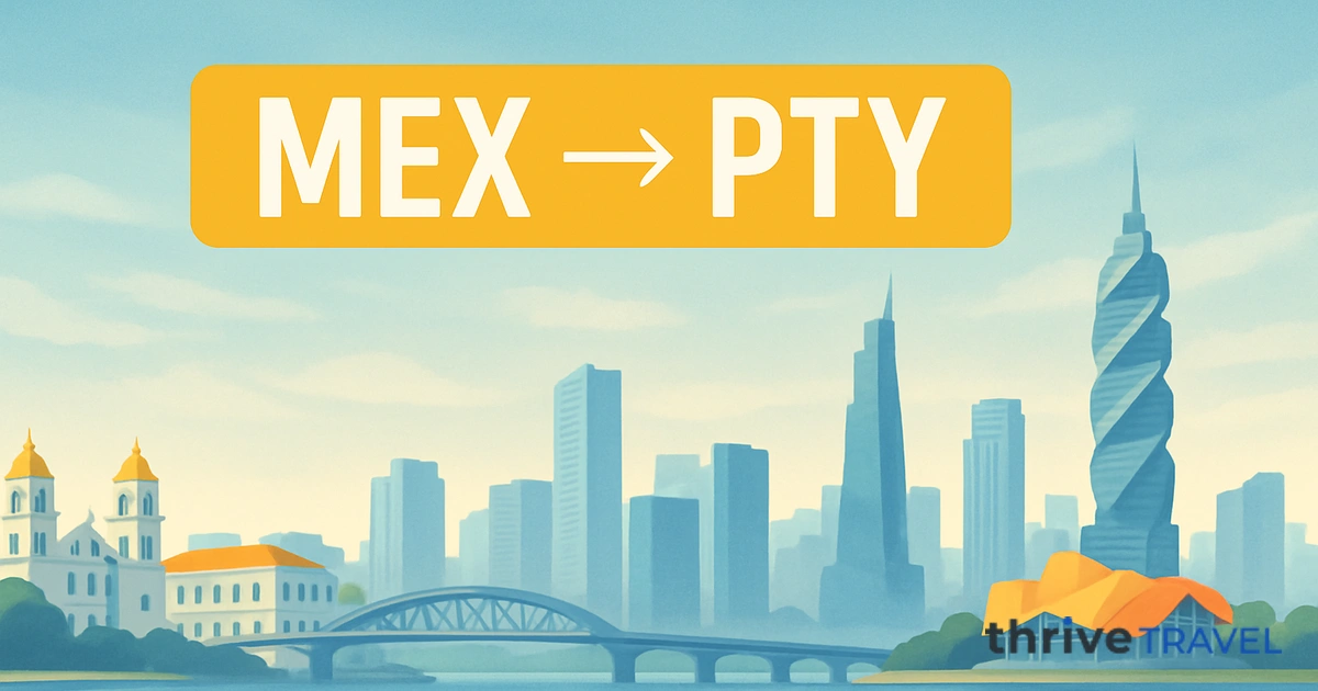 Mexico City to Panama City