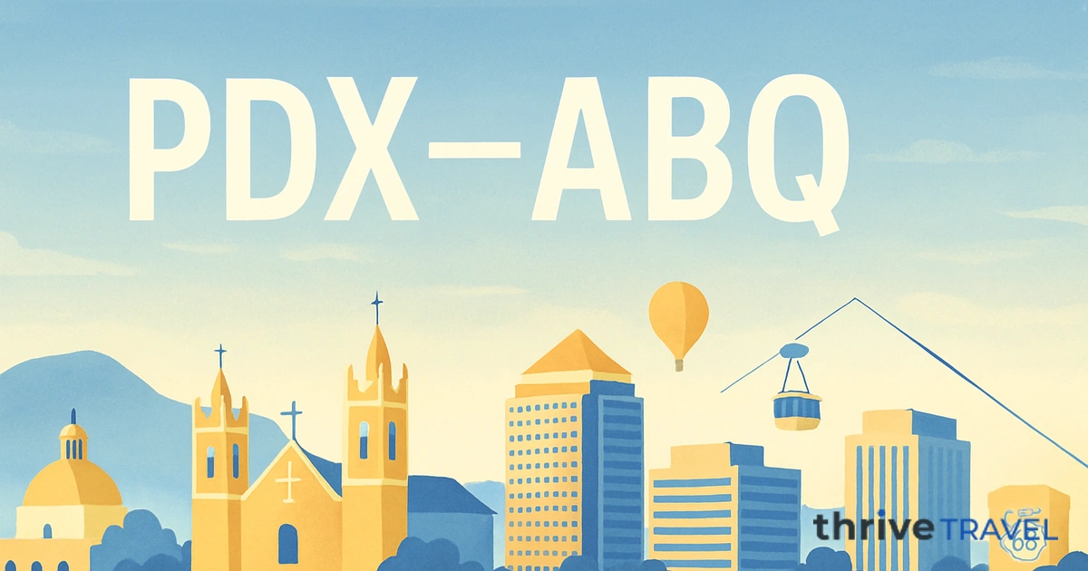 Portland to Albuquerque