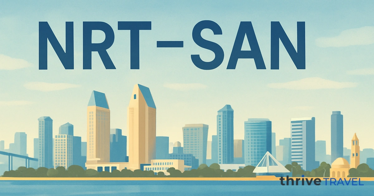 Tokyo to San Diego