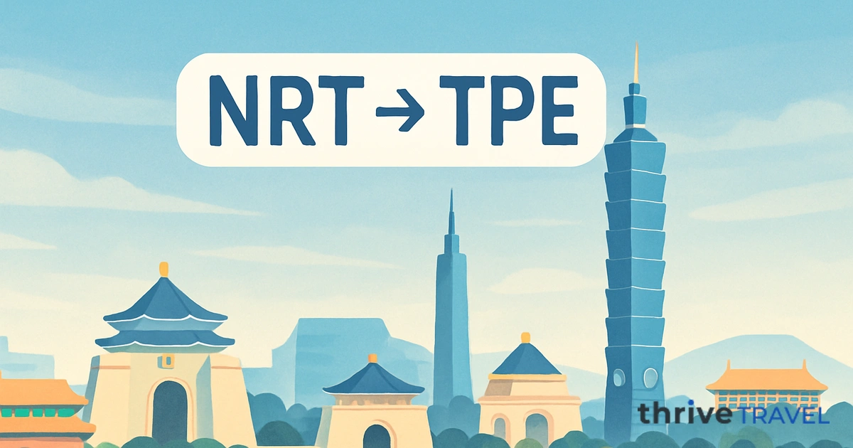 Tokyo to Taipei