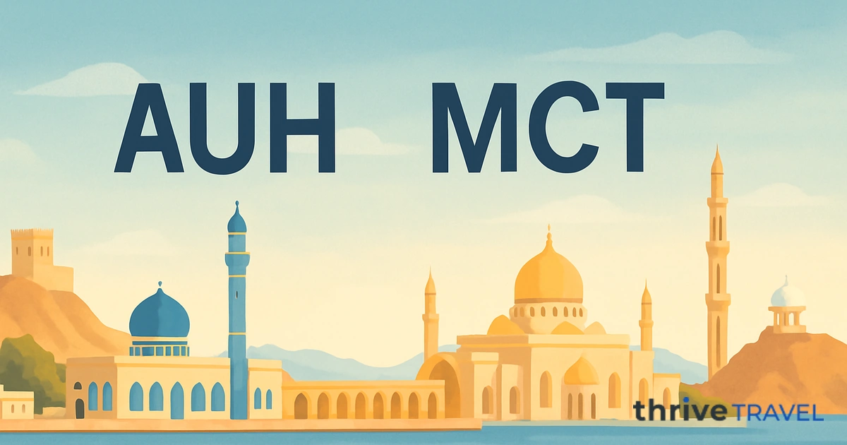Abu Dhabi to Muscat