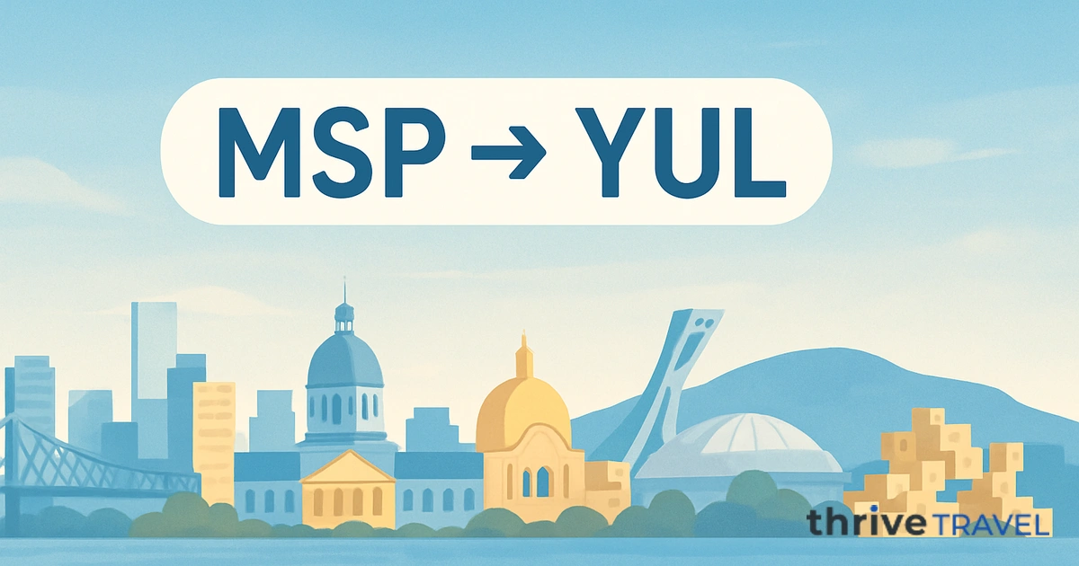 Minneapolis to Montreal