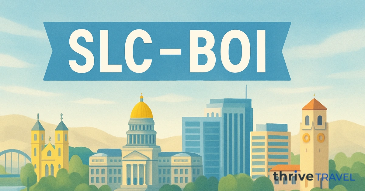 Salt Lake City to Boise
