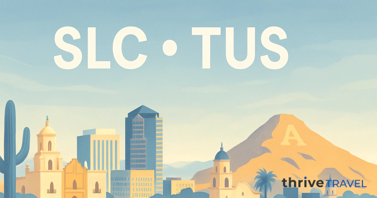 Salt Lake City to Tucson