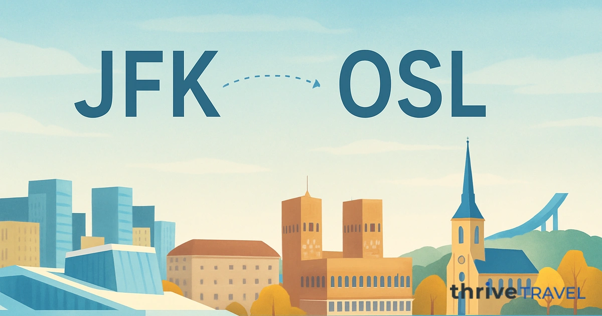 New York to Oslo
