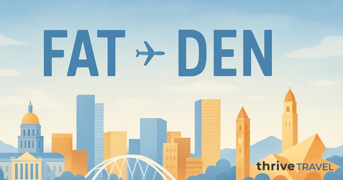Fresno to Denver