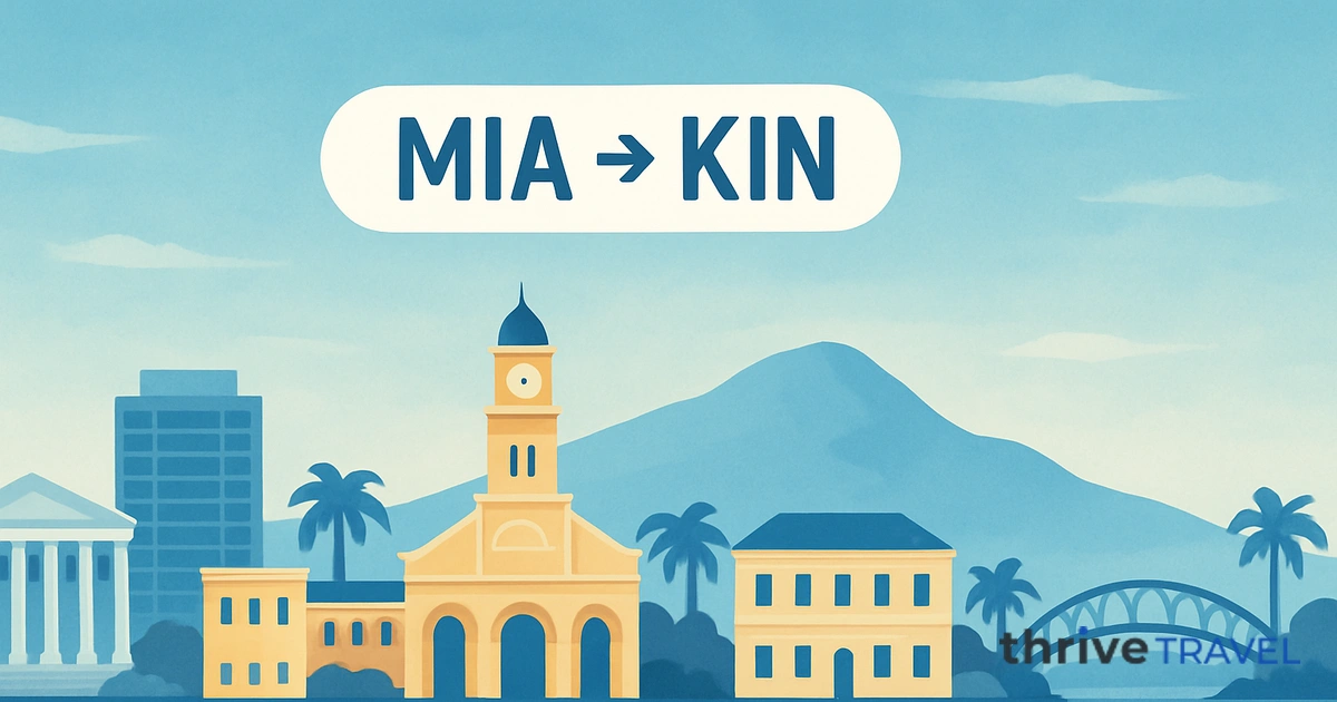 Miami to Kingston