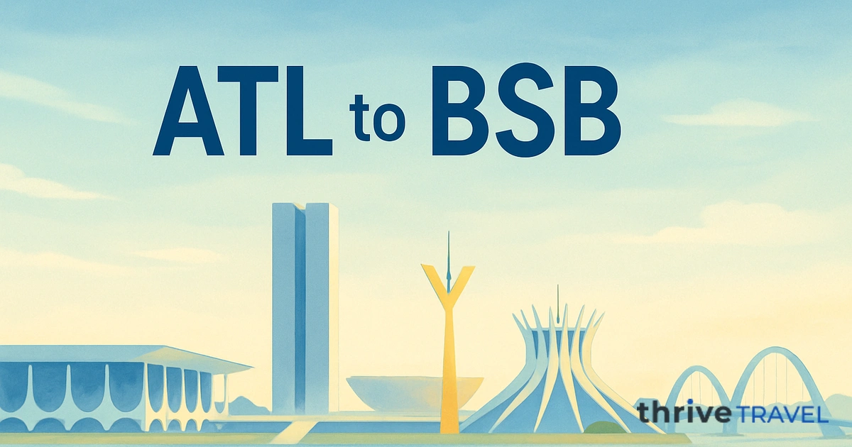 Atlanta to Brasília