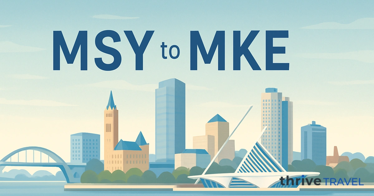 New Orleans to Milwaukee