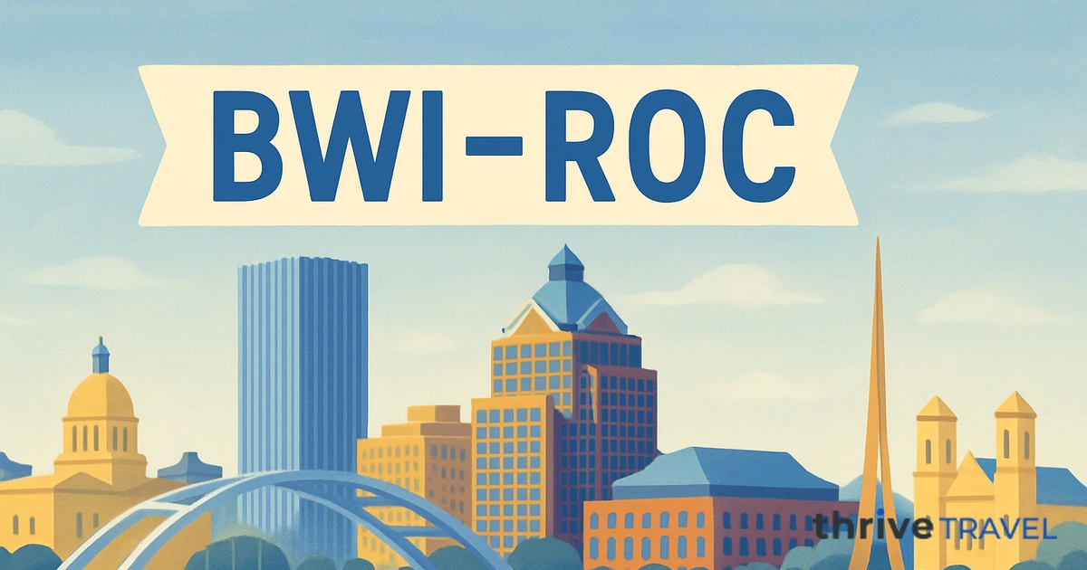 Baltimore to Rochester