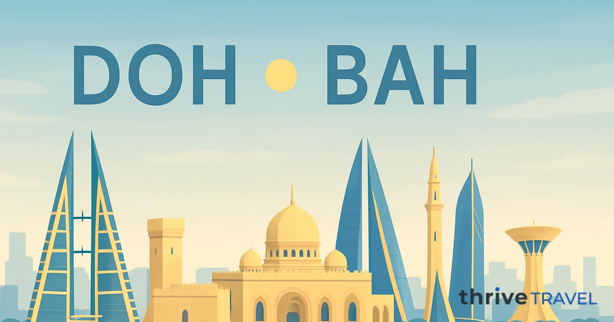 Doha to Bahrain