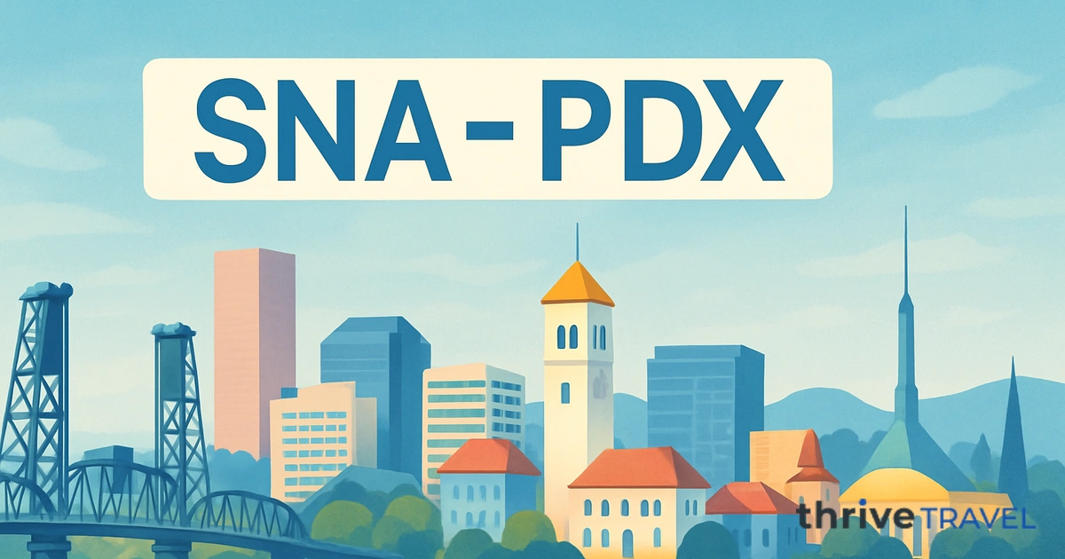 Santa Ana to Portland