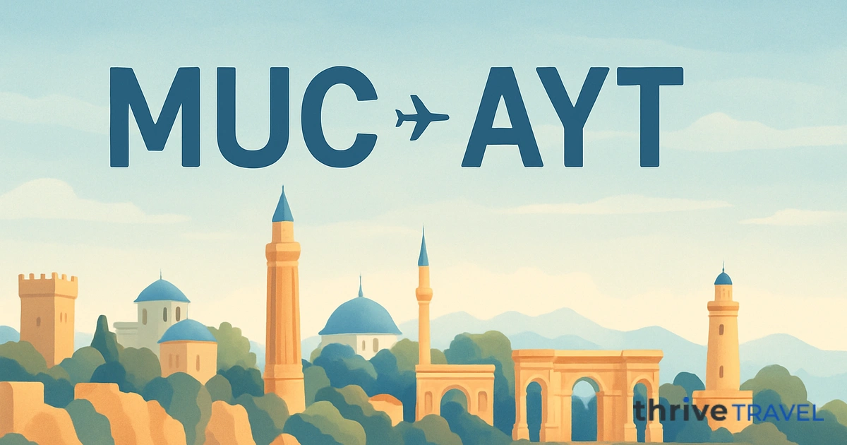 Munich to Antalya