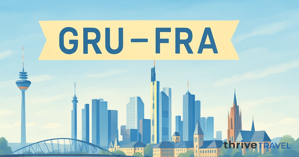 São Paulo to Frankfurt