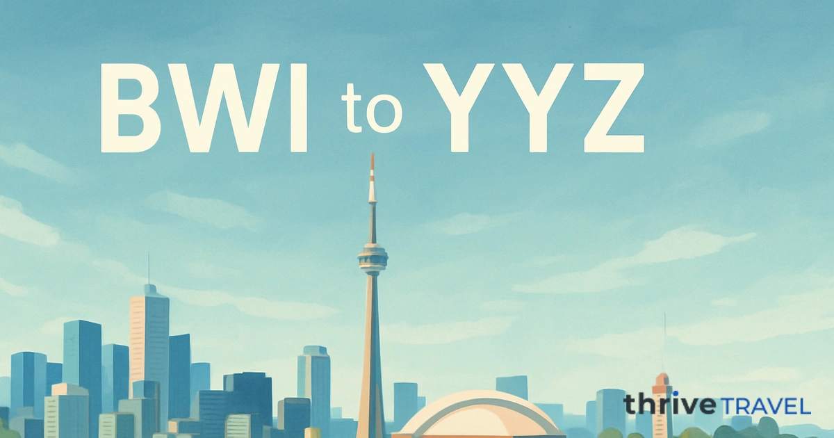 Baltimore to Toronto