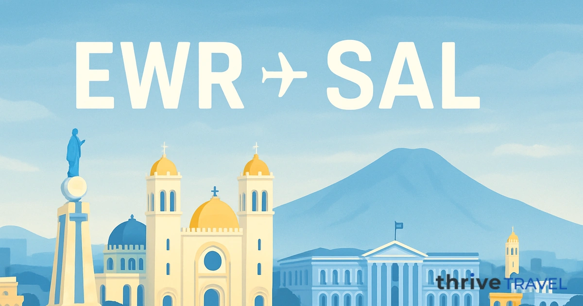 Newark to San Salvador