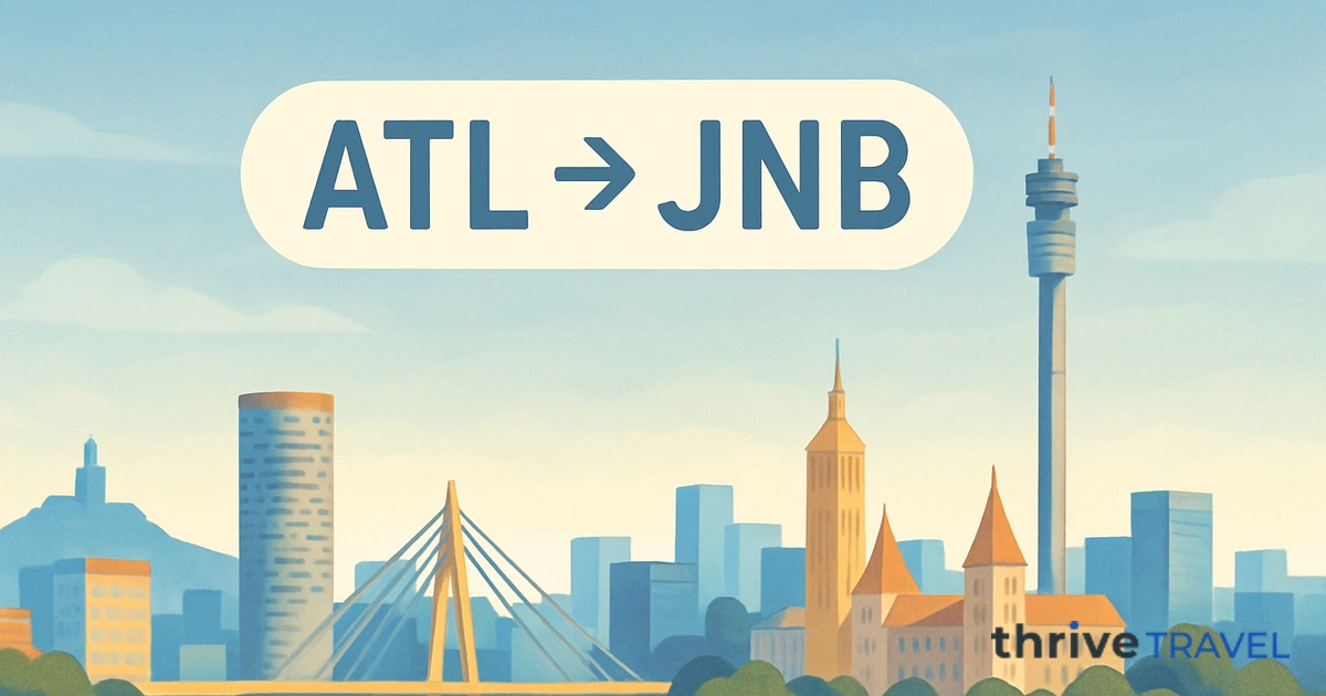 Atlanta to Johannesburg