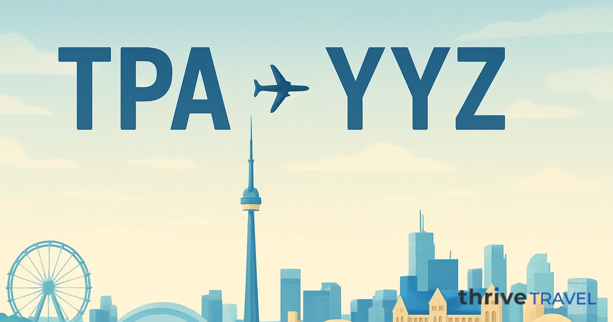 Tampa to Toronto