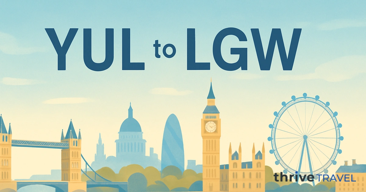 Montreal to London Gatwick