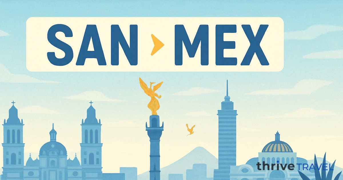 San Diego to Mexico City