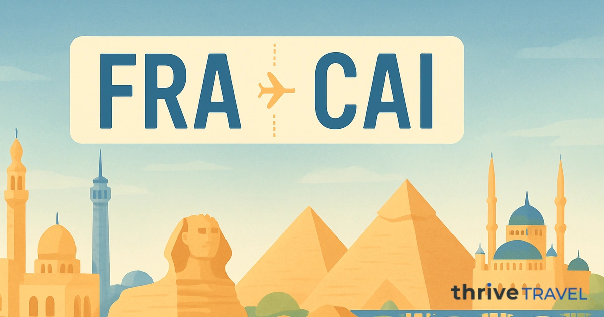 Frankfurt to Cairo