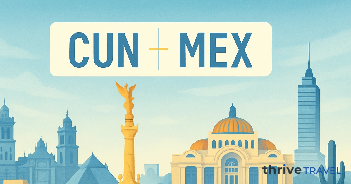 Cancún to Mexico City