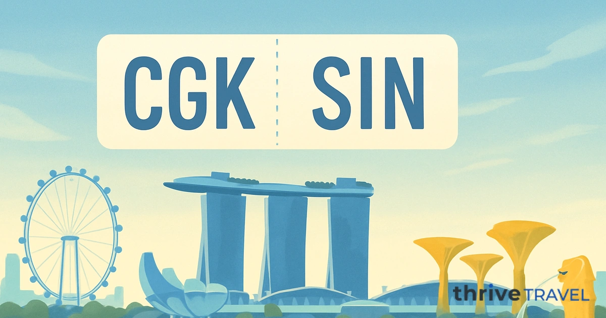 Jakarta to Singapore